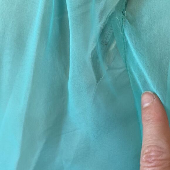 Vintage Jack Bryan 1960's Blue Chiffon Gown - Picture 6 of 11